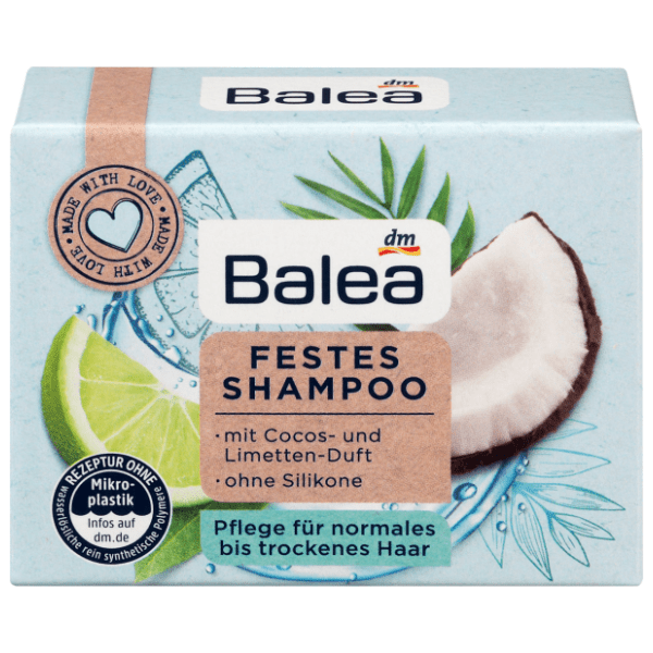 Čvrsti šampon za kosu BALEA kokos i limeta 60g