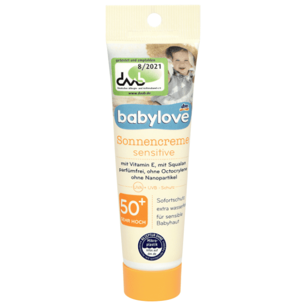 Dečija krema za sunčanje BABYLOVE Sensitive SPF50+ 30ml