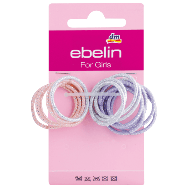Dečije gumice za kosu EBELIN pastelne boje 15kom