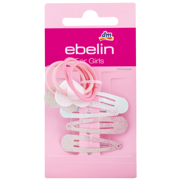 Dečije šnalice i gumice EBELIN For girls 8kom