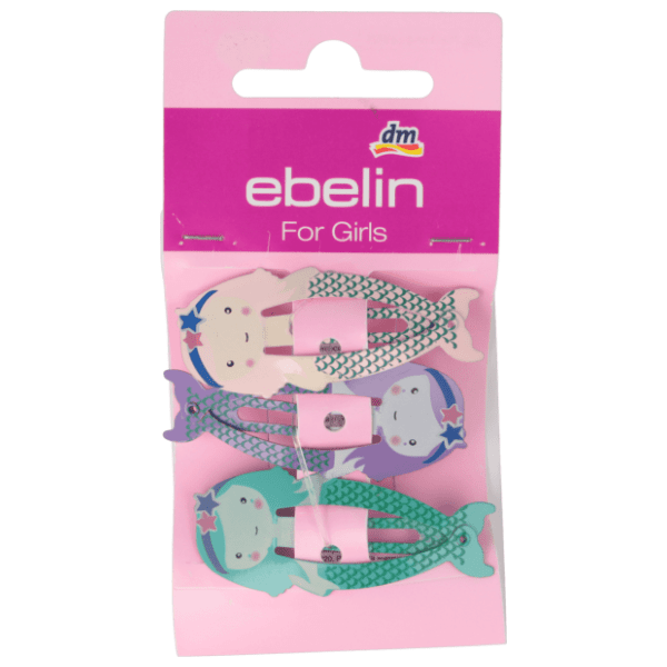Dečije šnalice za kosu EBELIN sirene 3kom