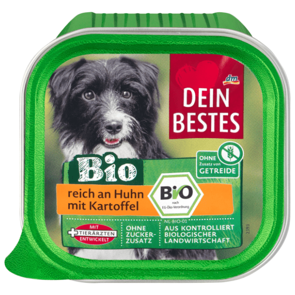 DEIN BESTES Bio hrana za pse piletina i krompir 150g