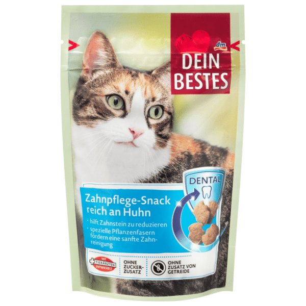 DEIN BESTES grickalice za zube za mačke piletina 60g