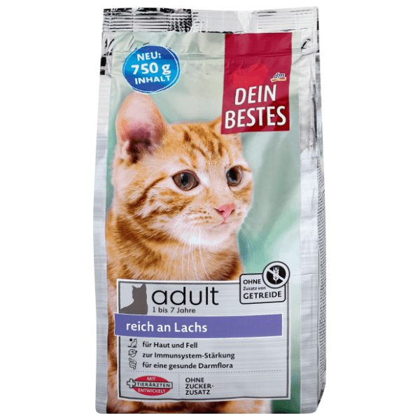 DEIN BESTES hrana za odrasle mačke losos 750g