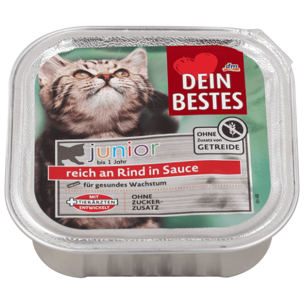 DEIN BESTES Junior hrana za mačke govedina u sosu 100g