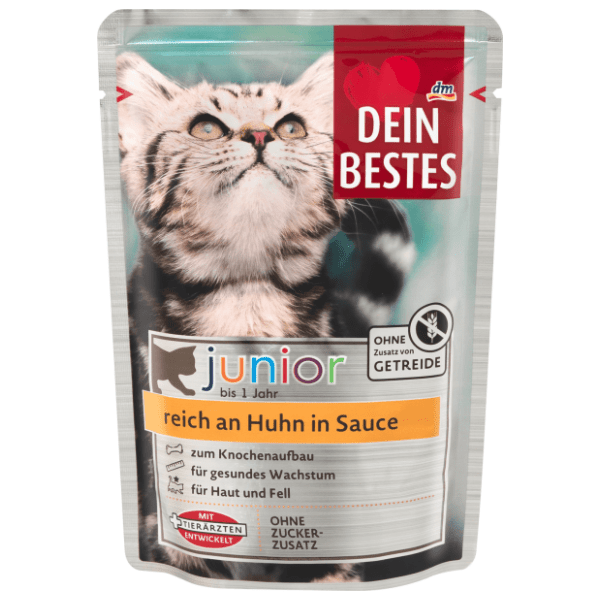 DEIN BESTES Junior hrana za mačke piletina u sosu 100g