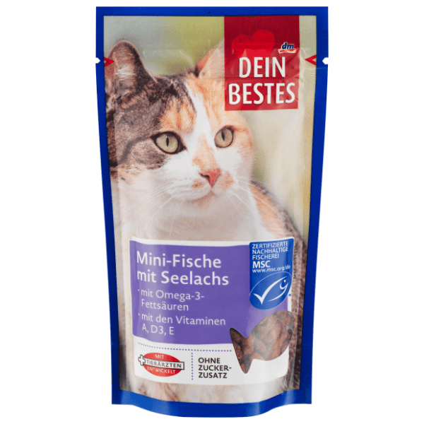 DEIN BESTES mini grickalice za mačke ukus ribe 65g