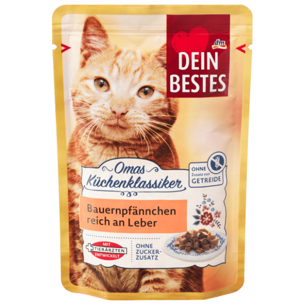 DEIN BESTES Omas Kuchenklassiker hrana za mačke jetra 100g