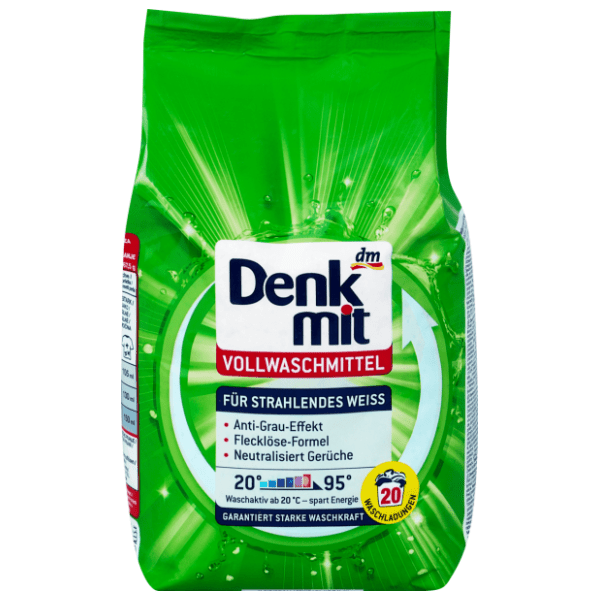 DENKMIT deterdžent za beli veš 20 pranja (1,35kg)