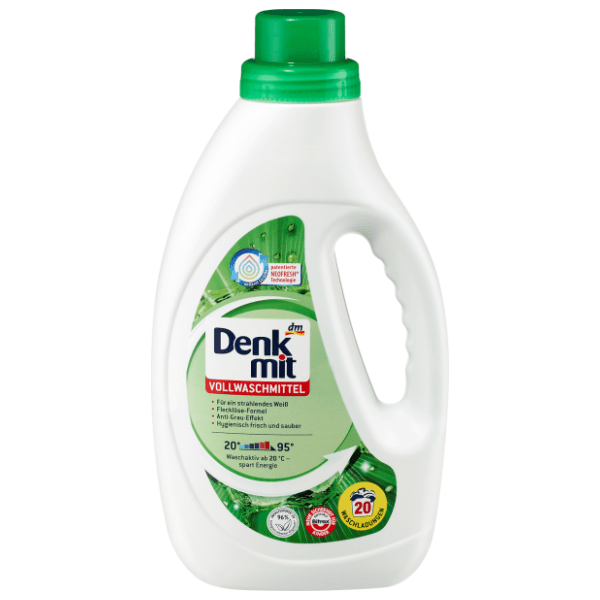 DENKMIT tečni deterdžent za beli veš 20 pranja