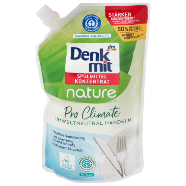 Deterdžent za posuđe DENKMIT Nature pro climate dopuna 500ml