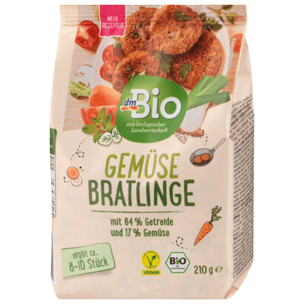 DM BIO burger od povrća 210g