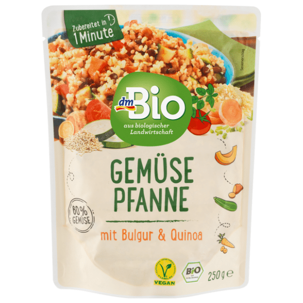 DM BIO gotovo jelo povrće sa bulgurom i kinoom 250g