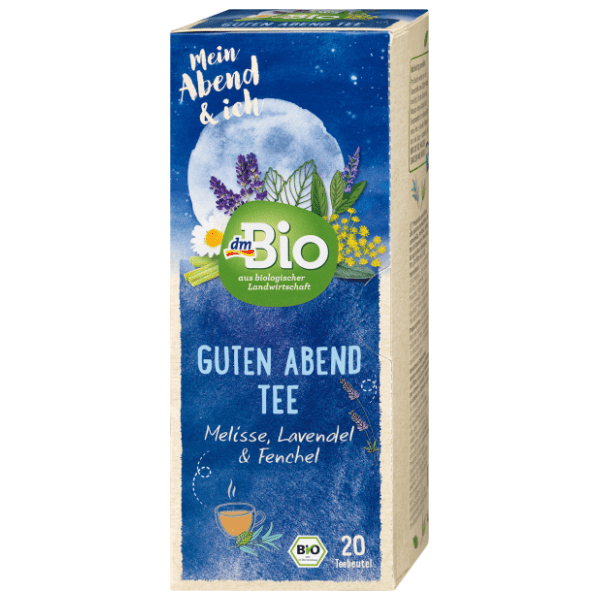 DM BIO Guten abend tee biljke matičnjak lavanda i komorač 30g