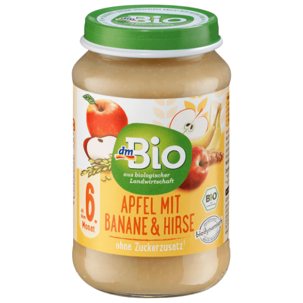 DM BIO kašica jabuka banana proso 190g