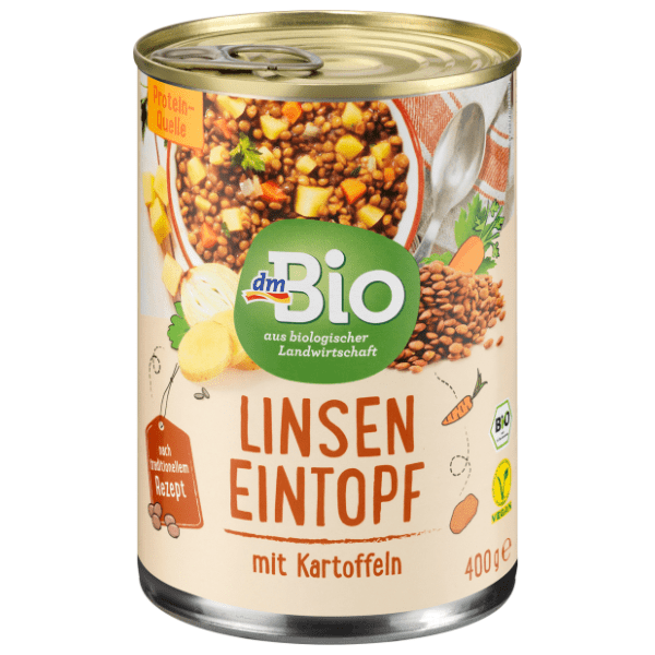 DM BIO sočivo sa krompirom 400g