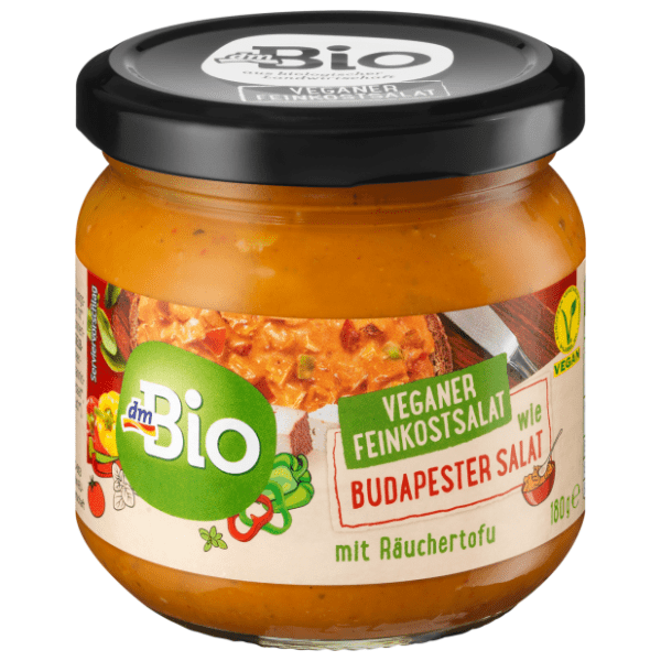 DM BIO veganska budimpeštanska salata dimljeni tofu 180g
