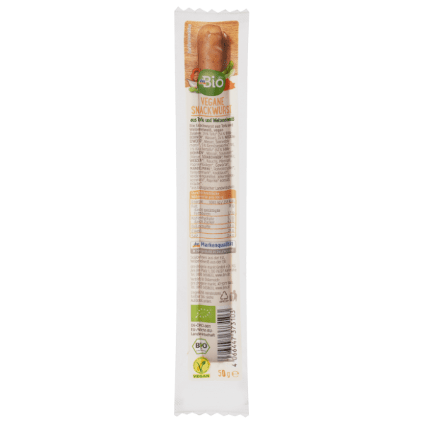 DM BIO veganska kobasica pšenični protein i sojin tofu 50g