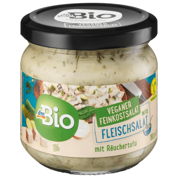 DM BIO veganska salata sa krastavcem i dimljeni tofu 180g