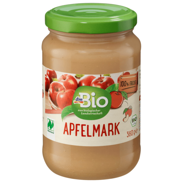 DM BIO voćni pire jabuka 360g
