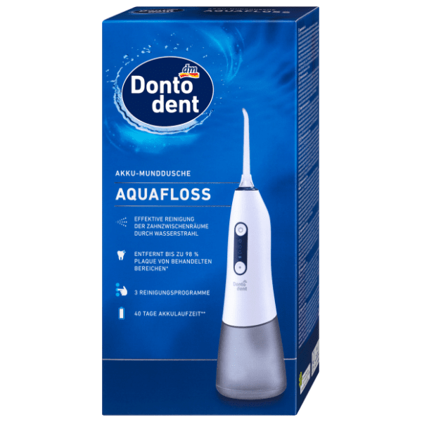 DONTODENT Aquafloss punjivi električni oralni irigator 1kom