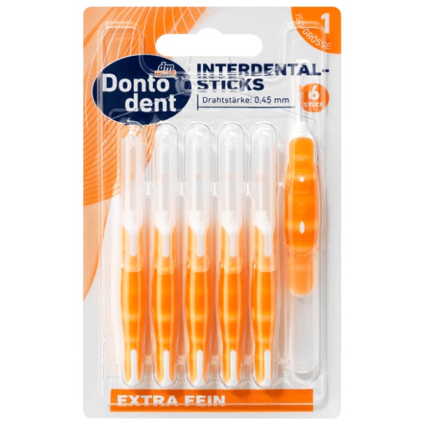 DONTODENT ISO 1 ekstra tanke interdentalne četkice 6kom