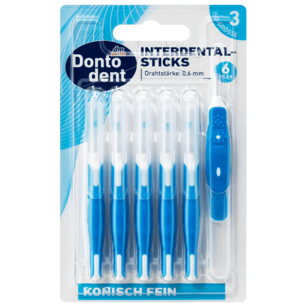 DONTODENT ISO 3 tanke interdentalne četkice 6kom