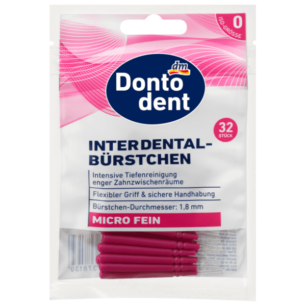DONTODENT ISO 0 mikro fine interdentalne četkice 32kom