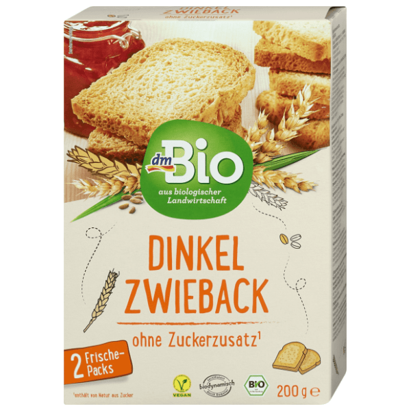 Dvopek DM BIO od spelte 200g