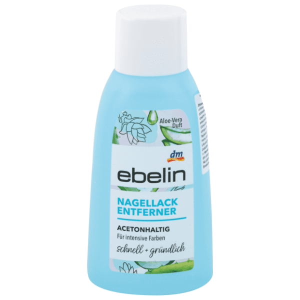 EBELIN skidač laka za nokte sa acetonom aloe vera 125ml