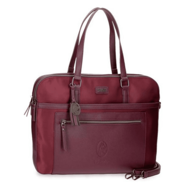 EL POTRO torba za laptop Bordo