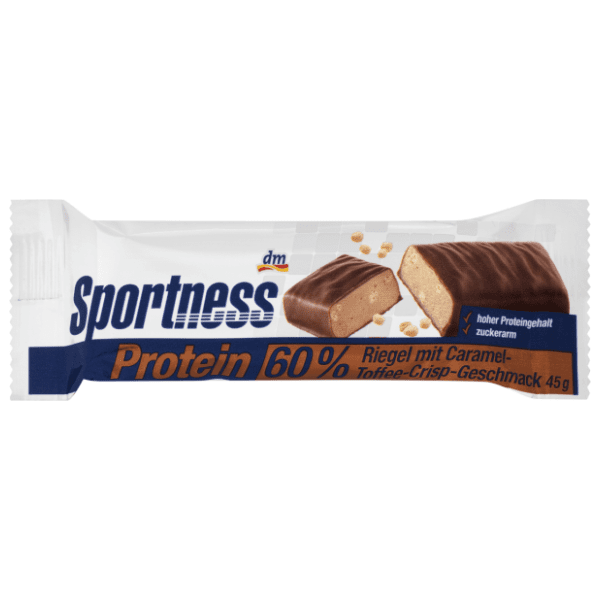 Energetska štanglica SPORTNESS karamela crisp 45g