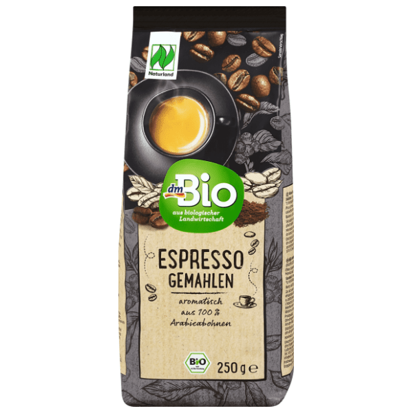 Espresso kafa DM BIO mlevena 250g
