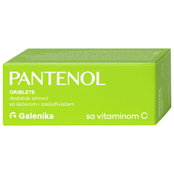 GALENIKA Pantenol sa vitaminom C oriblete 20kom