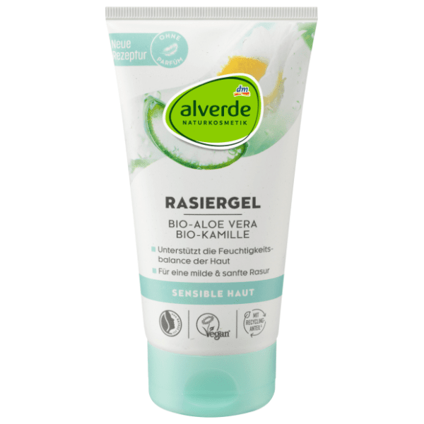Gel za brijanje ALVERDE Sensitiv aloe vera i kamilica 150ml