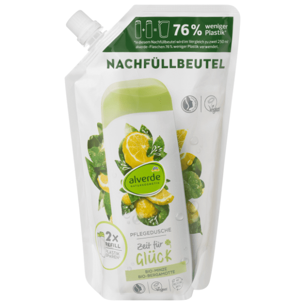 Gel za tuširanje ALVERDE nana i bergamot dopuna 500ml