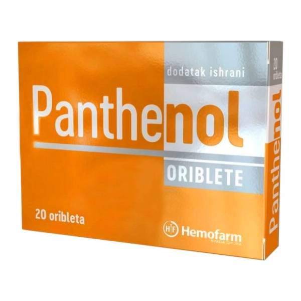 HEMOFARM Pantenol 30mg 20kom