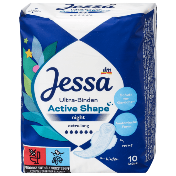 JESSA Active shape ultra noćni ulošci ekstra dugi 10kom