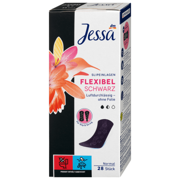 JESSA Normal fleksibilni dnevni ulošci crni 28kom