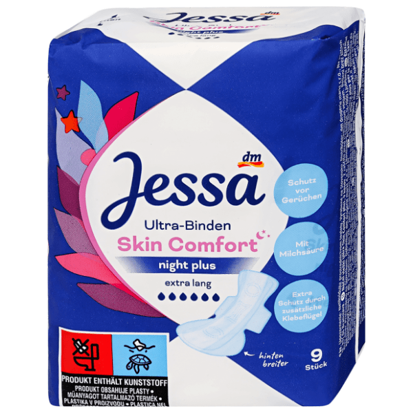 JESSA Skin comfort noćni ciklusni ulošci 9kom