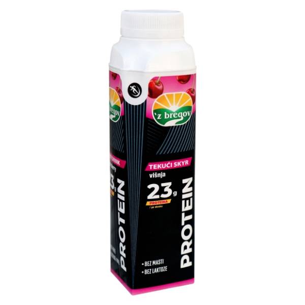 Jogurt skyr Z'BREGOV protein višnja 330g
