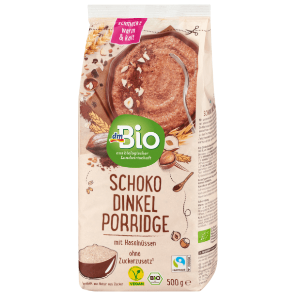 DM BIO kaša spelta kakao i lešnik 500g