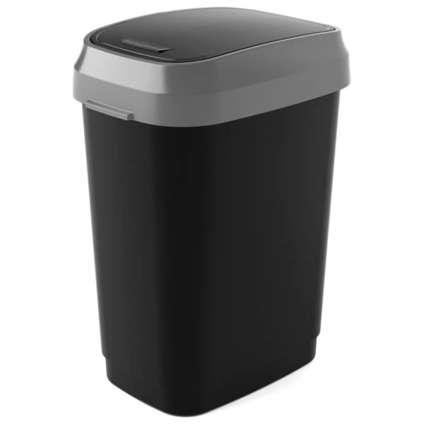 KIS kanta za smeće dual swing L sivo-crna 50l