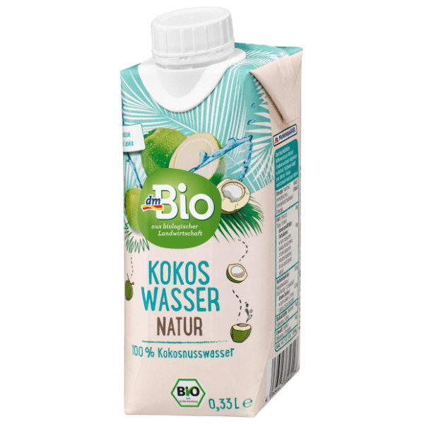 Kokosova voda DM BIO nature 100% 330ml