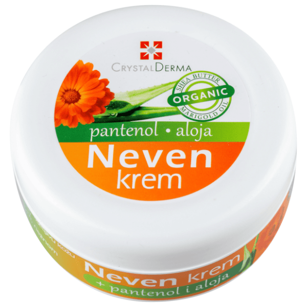 Neven krema CRYSTALDERMA pantenol i aloja 125ml