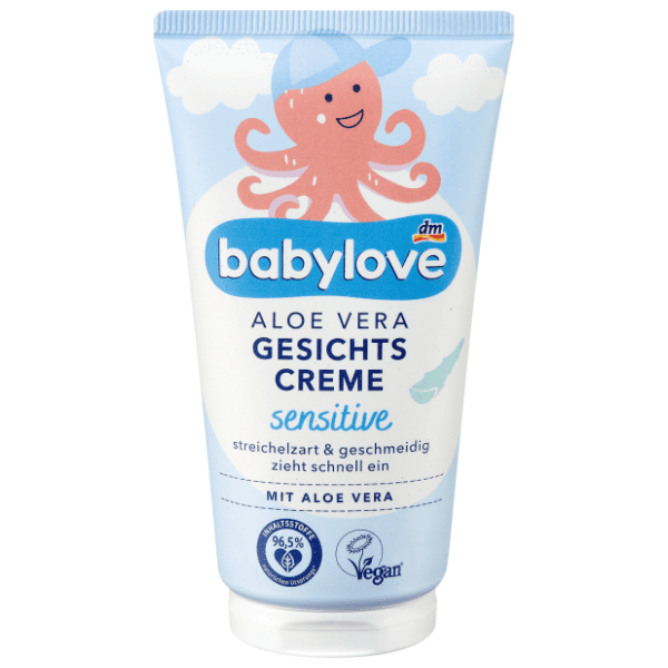 Krema za lice BABYLOVE Sensitive aloe vera 75ml