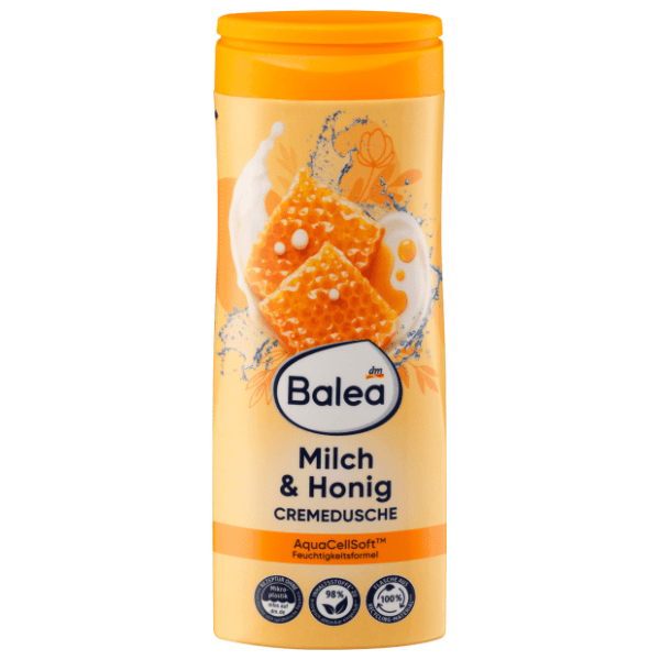 Kremasti gel za tuširanje BALEA med i mleko 300ml