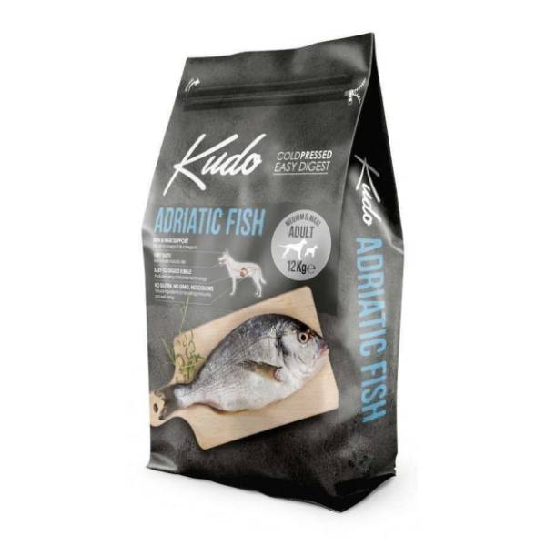 KUDO Medium & maxi hrana za pse Jadranska riba 12kg