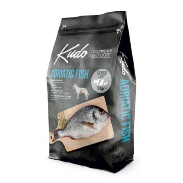 KUDO Senior light hrana za pse Jadranska riba 12kg