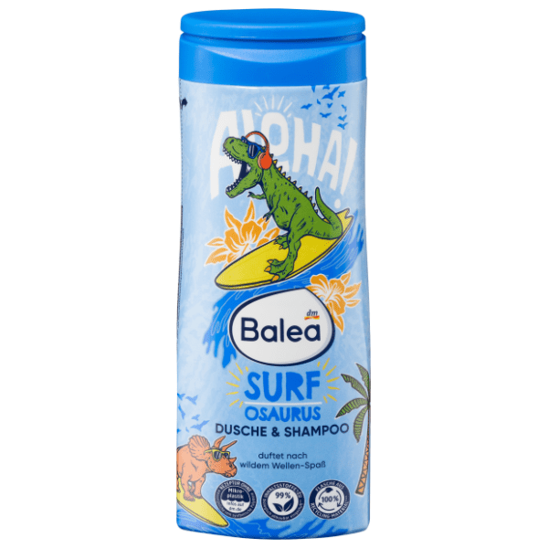 Kupka i šampon BALEA Surfosaurus 300ml